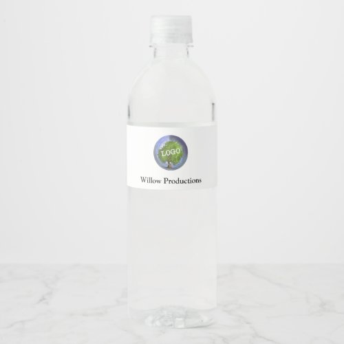 Business Logo Promotional Water Bottle Label