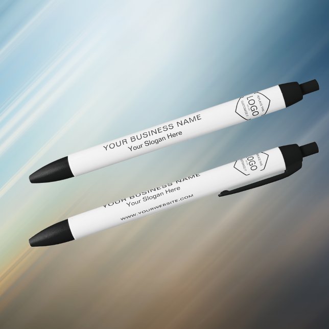 Business Logo Promotional Website Black White Pen (Creator Uploaded)