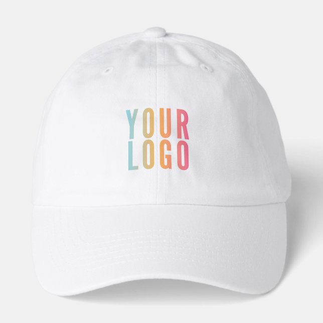Business Logo Promotional White Hat (Front)
