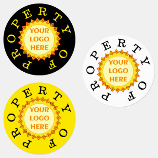 Business Logo Property Identification Labels