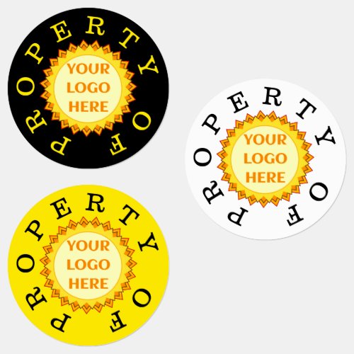 Business Logo Property Identification Labels