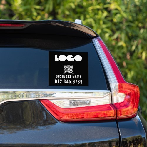 Business Logo  QR Code Car Window Vinyl Bumper Sticker