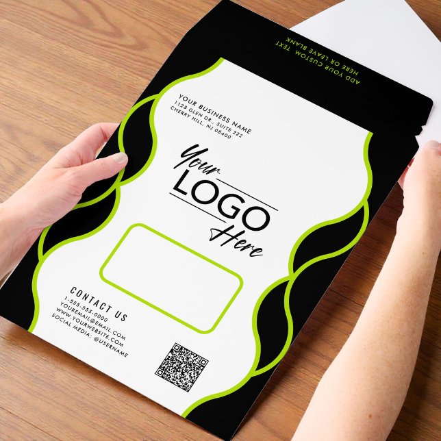 Business Logo QR Code Large Promotional Envelope Mailers (Business Logo QR Code Large Promotional Envelope Mailers)