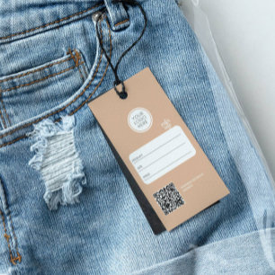  Business Logo QR Code Price Hang Tag