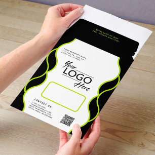 Business Logo QR Code Promotional Envelope Mailers