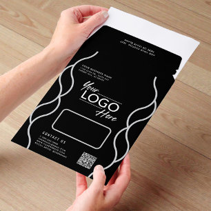 Business Logo QR Code Promotional Envelope Mailers