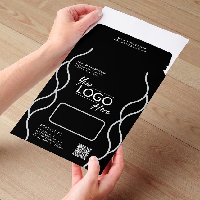 Business Logo QR Code Promotional Envelope Mailers (Business Logo QR Code Promotional Envelope Mailers)