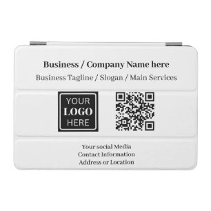 Business Logo QR code Promotional iPad Mini Cover