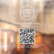 Business Logo QR Code White