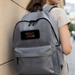 Business Logo Rectangle Black Patch