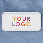 Business Logo Rectangle White Patch<br><div class="desc">Promote your brand in style with a personalized patch featuring your logo or image in a full-size rectangle design. Perfect for marketing and branding, this high-quality patch adds a professional touch to uniforms, bags, jackets, and more. It’s an eye-catching way to showcase your brand while enhancing your visibility. Whether for...</div>