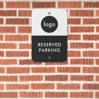 Business Logo Reserved Parking