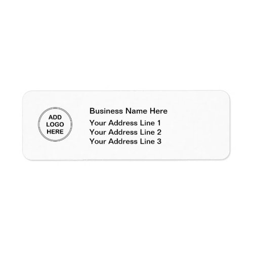 Business Logo Return Address Labels