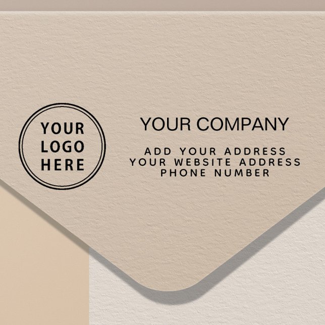 Business Logo Return Address Self-inking Stamp (Business Logo Return Address Self-inking Stamp)
