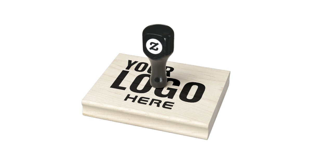 Large Personalized Homemade Logo Custom Rubber Stamp