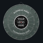Business Logo Sage Green Company Promotional Dart Board<br><div class="desc">Business logo,  sage green,  company,  modern,  branding,  promotional,  elegant,  dartboard.</div>