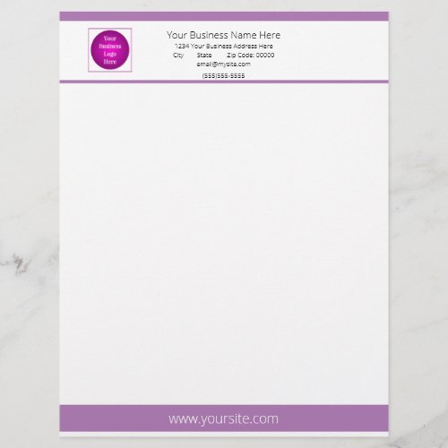 Business Logo  Self Addressed  Letterhead