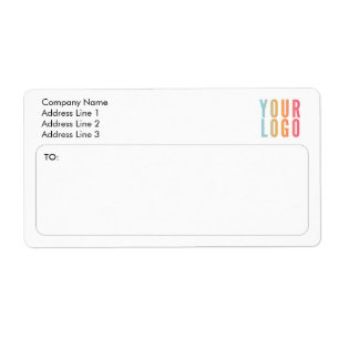 Business Logo Shipping Labels Return Address