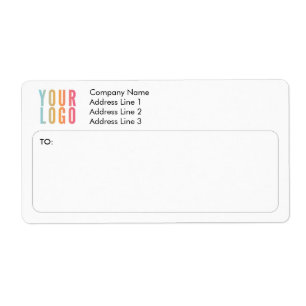 Business Logo Shipping Labels Return Address