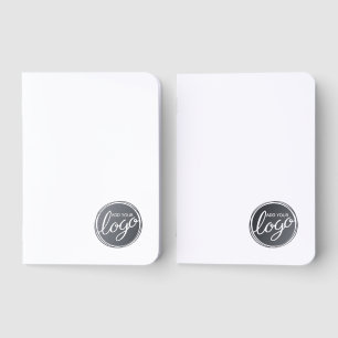 Business Logo Silver Foil Pocket Notebook Set
