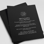 Business Logo | Simple Black White Custom Flyer<br><div class="desc">A simple custom black and white business flyer template in a simple minimalist style which can be easily modified and updated with your own business logo,  product details,  pricing and more! Choose the size of the flyer and type of paper from the options menu.</div>