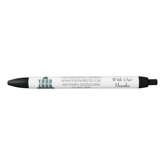 Business Logo Simple Branded Best Promotional Pen (Front)