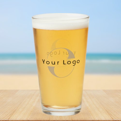 Business logo Simple clean minimal Company Beer Glass