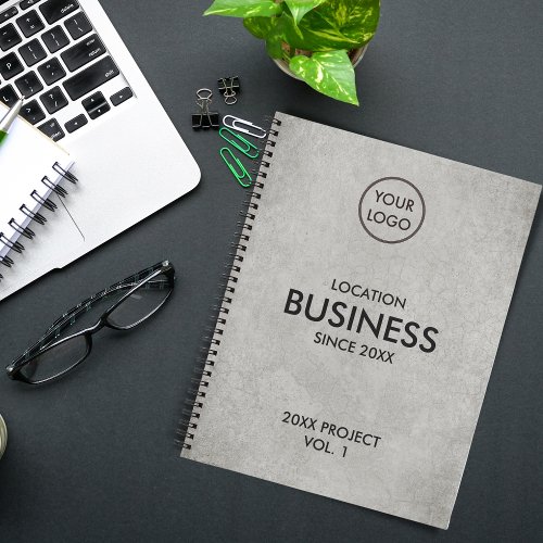 Business Logo Simple Minimalist Grunge Abstract Notebook