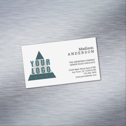 Business Logo Simple Modern Creative Promo Business Card Magnet