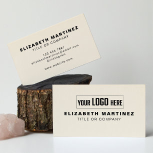 Business Logo Simple Modern Minimal Professional Card