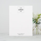 Business Logo Simple Professional Letterhead (Standing Front)
