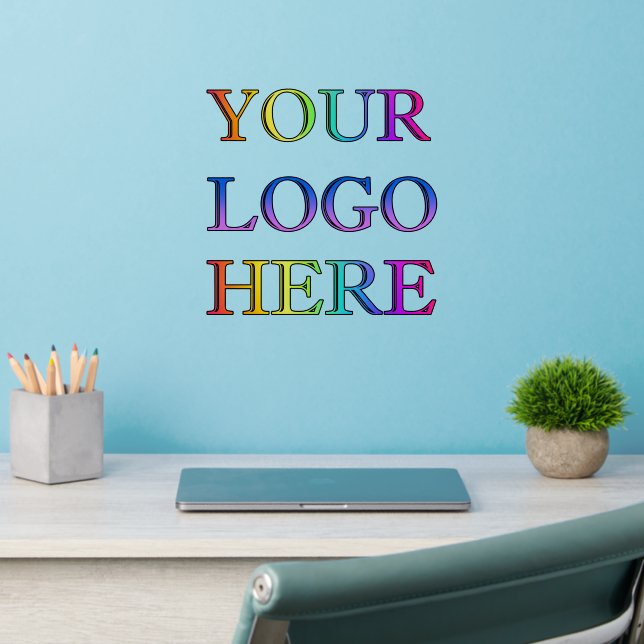Business Logo- Simple Wall Decal (Home Office 2)