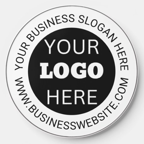 Business Logo Slogan website custom Wireless Charger