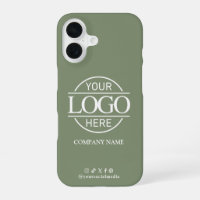 Business Logo Social Media Sage Green Promotional