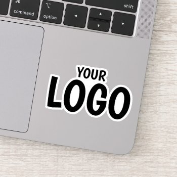 Business Logo Sticker by The_Life_of_Riley at Zazzle