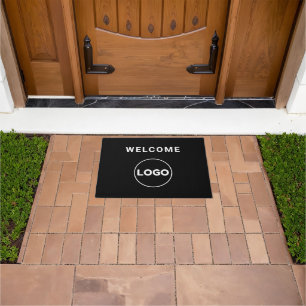 Business Logo Stylish Modern Professional Doormat