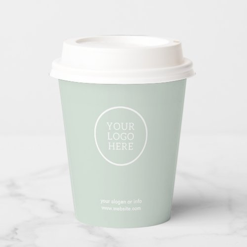 Business Logo  Stylish Modern Professional Paper Cups