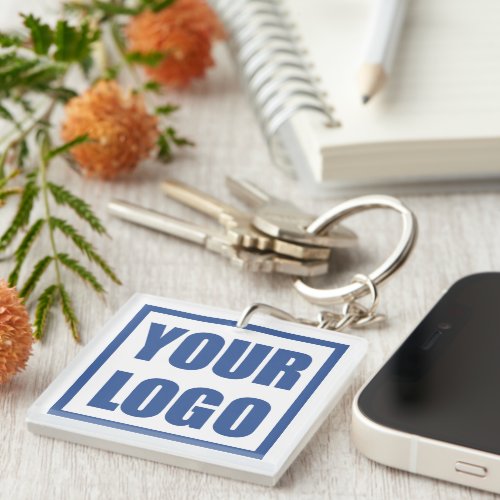 Business Logo Template Keychain