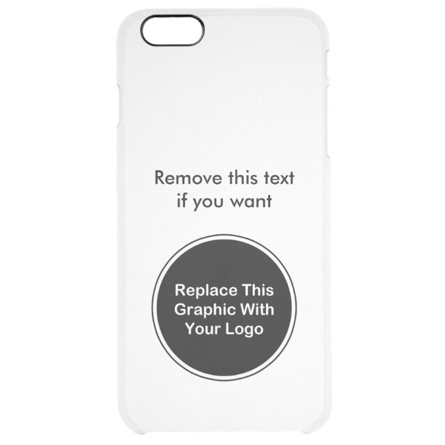 Business Logo Template Uncommon iPhone Case (Back)