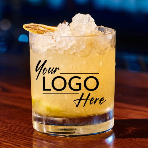 Business Logo Template Whiskey Glass