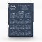 Business Logo Text 2025 Calendar Navy Blue Desktop