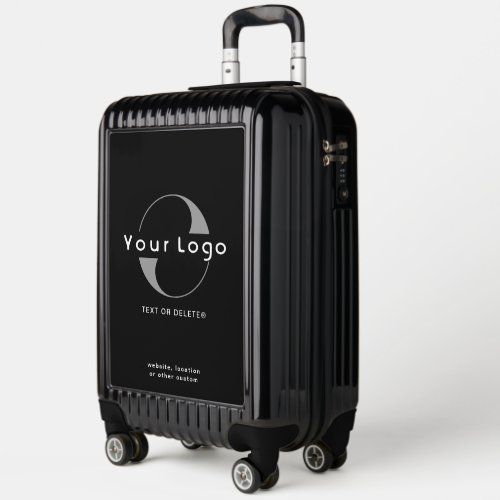 Business logo  text Company modern brand Wheels Luggage