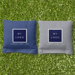Business logo text minimalist cornhole bags
