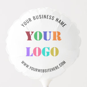 Business Logo Text Promotional Balloon Template