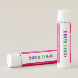 Business Logo Text Promotional Lip Balm Template