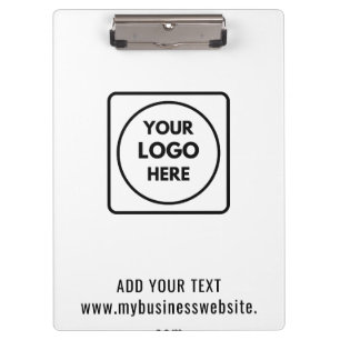 Business Logo Text QR Code Pro clipboard