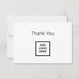 Business Logo Thank You Cards Budget Friendly