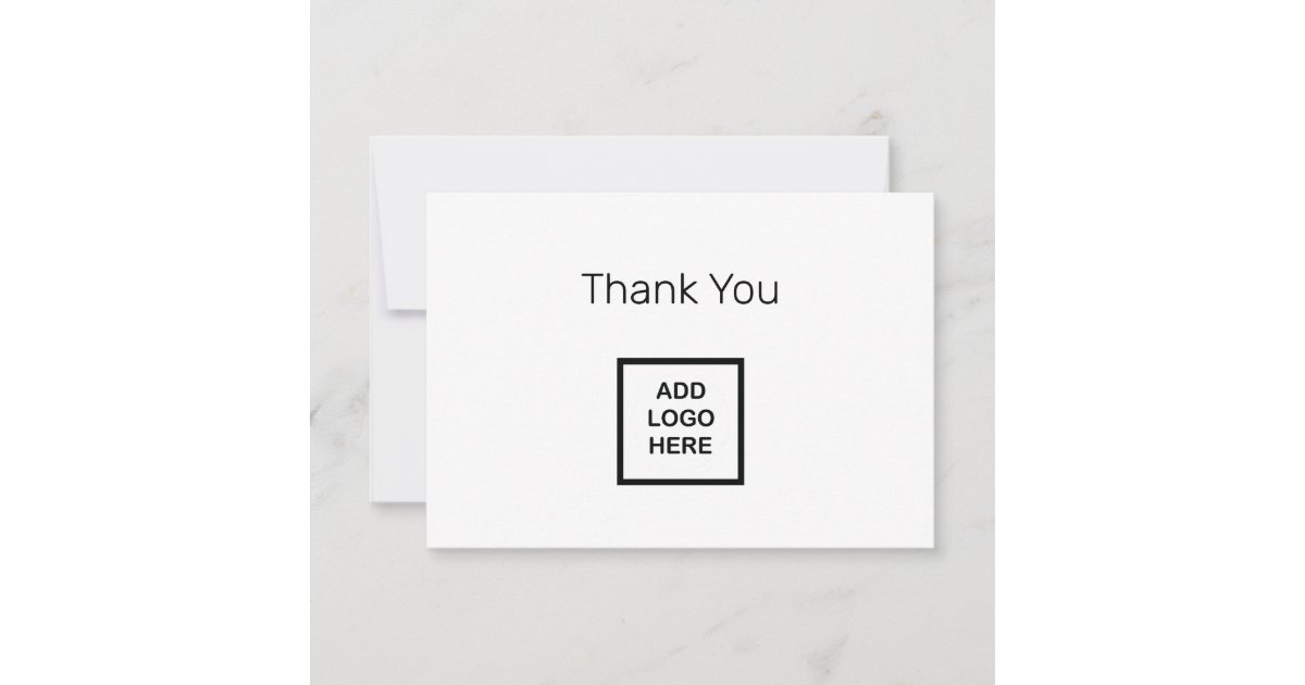 business thank you cards with logo