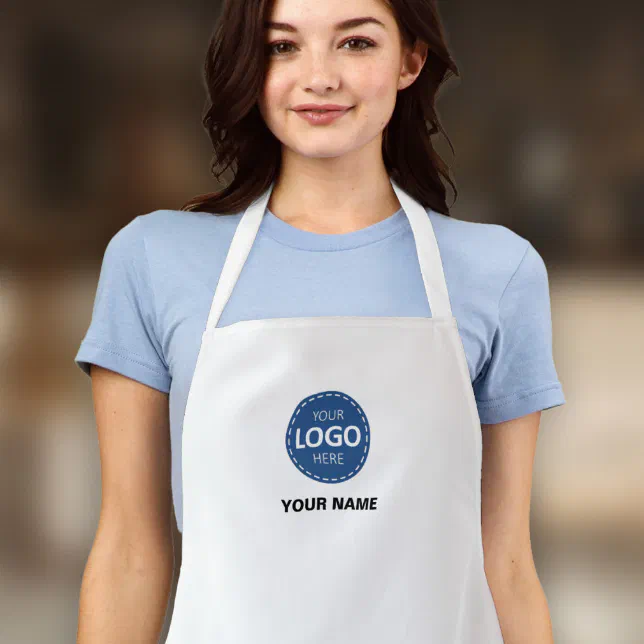 Business Logo Upload Template - Create Your Own Apron | Zazzle