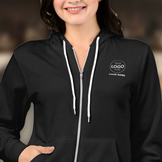 Business Logo Upload Template - Staff Name Hoodie (Creator Uploaded)